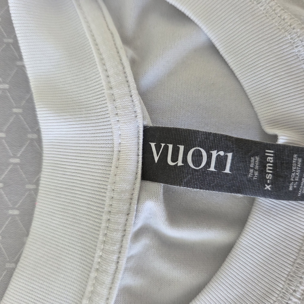 Vuori White Muscle Tee for Women - Picture 3 of 7